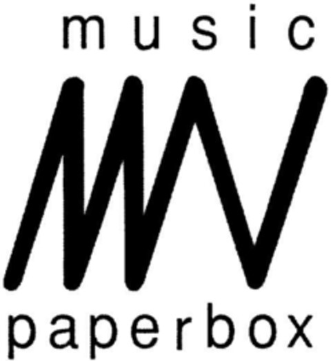 music paperbox Logo (DPMA, 02.07.1992)