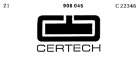 CERTECH Logo (DPMA, 23.08.1972)