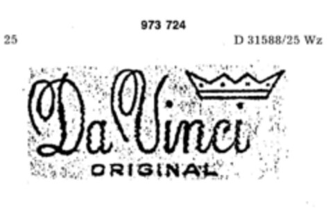 Da Vinci ORIGINAL Logo (DPMA, 19.09.1977)