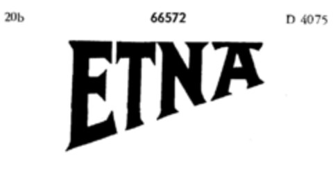 ETNA Logo (DPMA, 30.09.1903)