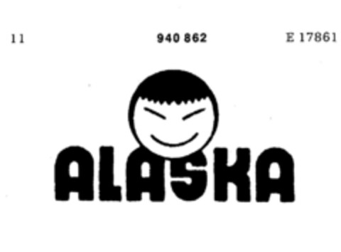 ALASKA Logo (DPMA, 06.03.1975)