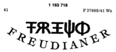 FREUDIANER Logo (DPMA, 04.09.1989)