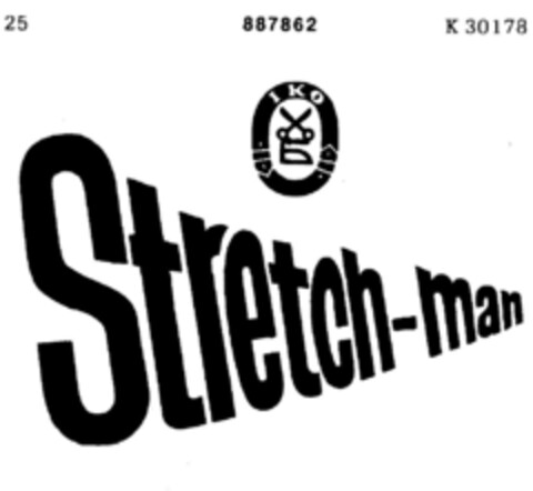 IKO Stretch-man Logo (DPMA, 06.08.1969)