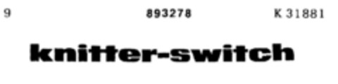 knitter-switch Logo (DPMA, 26.02.1971)