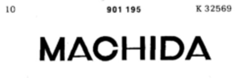 MACHIDA Logo (DPMA, 19.10.1971)