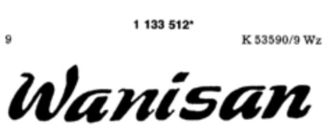 Wanisan Logo (DPMA, 11.11.1988)