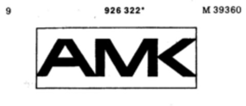 AMK Logo (DPMA, 03.07.1974)