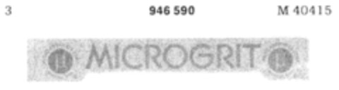 MICROGRIT Logo (DPMA, 05/09/1975)