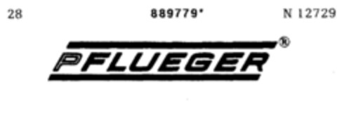 PFLUEGER Logo (DPMA, 22.10.1971)