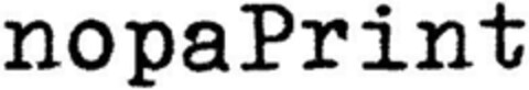 nopaPrint Logo (DPMA, 30.09.1992)