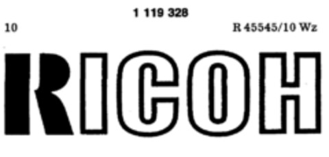 RICOH Logo (DPMA, 22.06.1987)