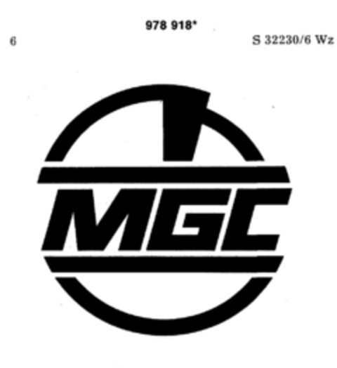 MGC Logo (DPMA, 18.08.1978)