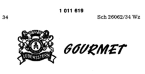 GOURMET LEBENSSTERN Logo (DPMA, 09/10/1976)