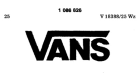 VANS Logo (DPMA, 08.04.1983)