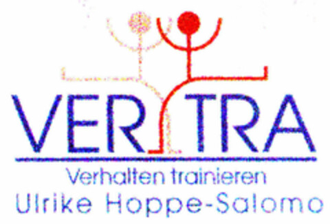 VER TRA Verhalten trainieren Ulrike Hoppe-Salomo Logo (DPMA, 06.03.2000)