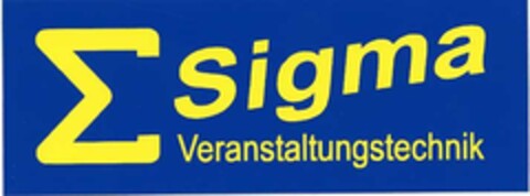 Sigma Veranstaltungstechnik Logo (DPMA, 08/30/2001)