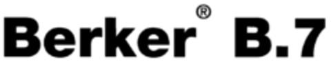 Berker B.7 Logo (DPMA, 26.10.2001)