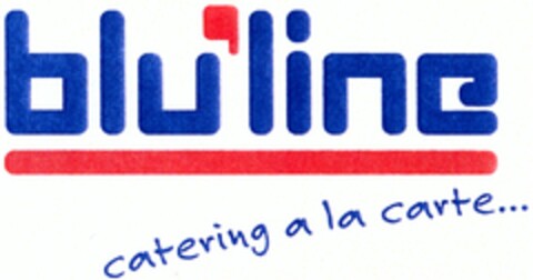 blu'line catering a la carte... Logo (DPMA, 23.01.2008)