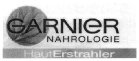 GARNIER NAHROLOGIE HautErstrahler Logo (DPMA, 09/10/2009)