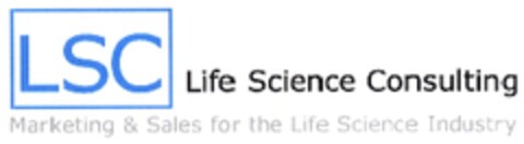 LSC Life Science Consulting Marketing & Sales for the Life Science Industry Logo (DPMA, 04/15/2010)