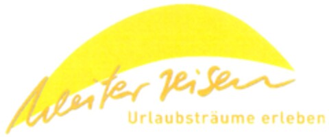 Weiter reisen Urlaubsträume erleben Logo (DPMA, 21.07.2011)