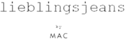 lieblingsjeans by MAC Logo (DPMA, 10/14/2011)