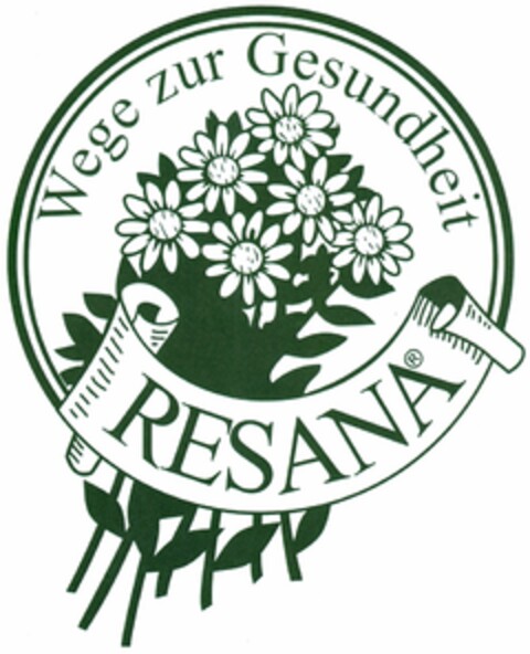 RESANA - Wege zur Gesundheit Logo (DPMA, 07/03/2012)