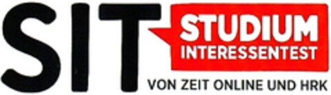 SIT STUDIUM INTERESSENTEST VON ZEIT ONLINE UND HRK Logo (DPMA, 11.11.2013)