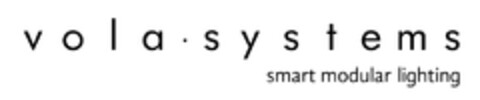 v o l a · s y s t e m s smart modular lighting Logo (DPMA, 05/06/2015)