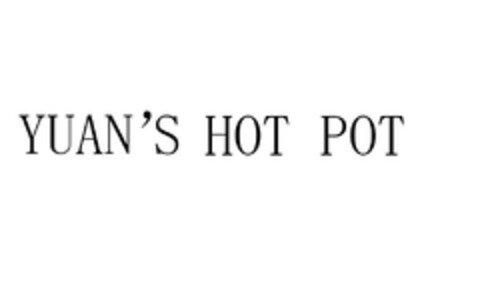 YUAN'S HOT POT Logo (DPMA, 13.11.2018)