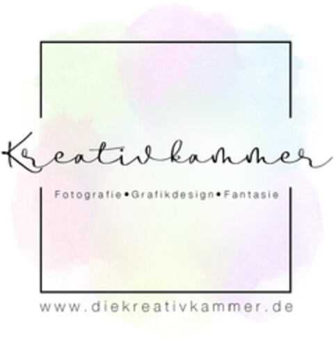 Kreativkammer Fotografie · Grafikdesign · Fantasie www.diekreativkammer.de Logo (DPMA, 02/02/2021)