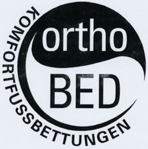 KOMFORTFUSSBETTUNGEN ortho BED Logo (DPMA, 12.03.2002)