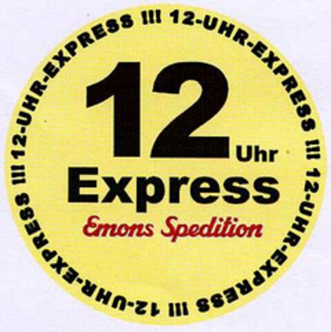 12 Uhr Express Emons Spedition Logo (DPMA, 22.01.2003)
