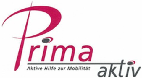 Prima aktiv Aktive Hilfe zur Mobilität Logo (DPMA, 09/16/2005)