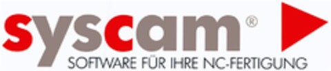 syscam SOFTWARE FÜR IHRE NC-FERTIGUNG Logo (DPMA, 11.10.2006)