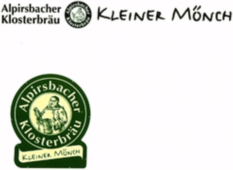 Alpirsbacher Klosterbräu KLEINER MÖNCH Logo (DPMA, 14.03.2007)