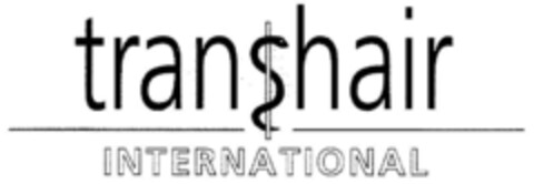 transhair INTERNATIONAL Logo (DPMA, 05.12.1994)