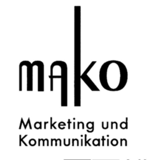 MAKO Logo (DPMA, 26.05.1995)