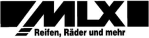 MLX, Reifen, Räder und mehr Logo (DPMA, 18.06.1996)