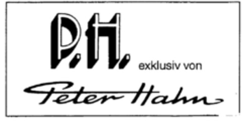 P.H.  exklusiv von  Peter Hahn Logo (DPMA, 14.03.1997)