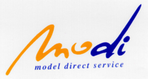 modi model direct service Logo (DPMA, 02/21/1998)