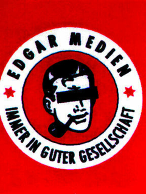 EDGAR MEDIEN IMMER IN GUTER GESELLSCHAFT Logo (DPMA, 03/25/1998)