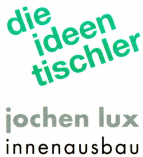 die ideen tischler Logo (DPMA, 04.03.1999)