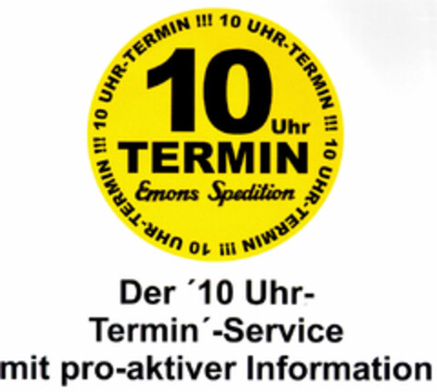 10 Uhr TERMIN Logo (DPMA, 24.03.1999)