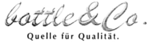 bottle & Co. Quelle für Qualität Logo (DPMA, 09.11.1999)
