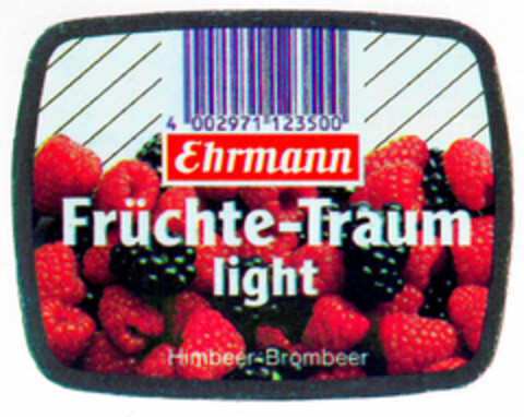 Ehrmann Früchte-Traum light Logo (DPMA, 05/17/1991)