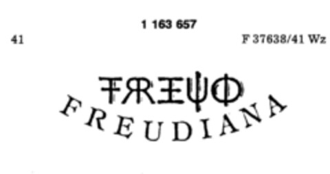 FREUDIANA Logo (DPMA, 20.06.1989)
