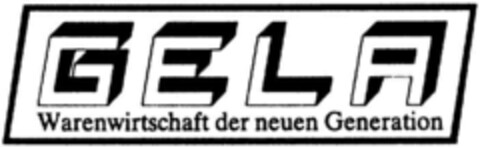 GELA Warenwirtschaft der neuen Generation Logo (DPMA, 23.05.1992)