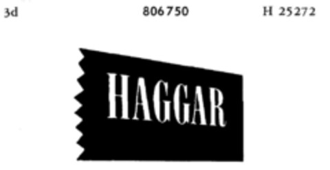 HAGGAR Logo (DPMA, 28.07.1964)