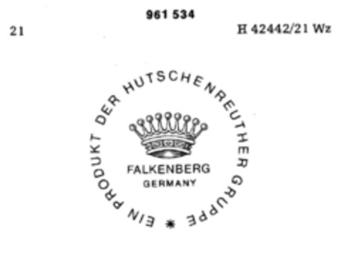 FALKENBERG Logo (DPMA, 29.11.1976)